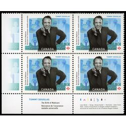 canada stamp 2557 tommy douglas 1905 1986 2012 PB LL