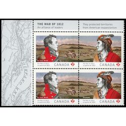 canada stamp 2555a the war of 1812 2012 PB UL