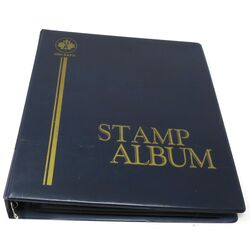 50 used black stock sheets in a uni safe binder