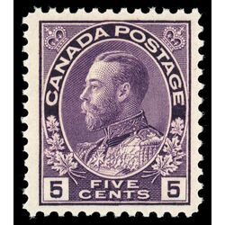 canada stamp 112i king george v 5 1922 M VFNH 002