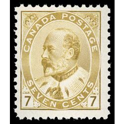 canada stamp 92 edward vii 7 1903 M F VFNH 035