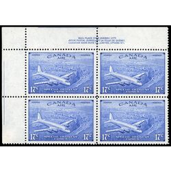 canada stamp c air mail ce4 d c 4 m airplane 17 1946 PB UL %231 002