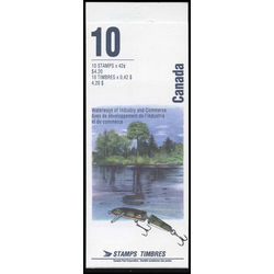 canada stamp bk booklets bk145 heritage rivers 2 1992