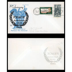 canada stamp 486 canadian vimy memorial near arras france 15 1968 FDC PC 007