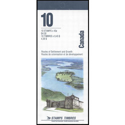 canada stamp bk booklets bk161 heritage rivers 3 1993