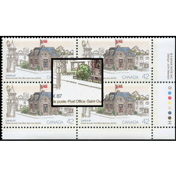 canada stamp 1124i saint ours post office 42 1987 PB LR