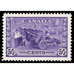 canada stamp 261 munitions factory 50 1942 M VFNH 020