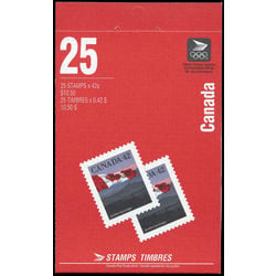 canada stamp bk booklets bk138 flag over hills 1991