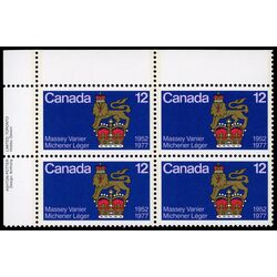canada stamp 735 governor general s standard 12 1977 PB UL