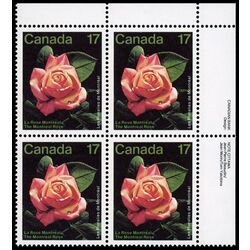 canada stamp 896 montreal rose 17 1981 PB UR