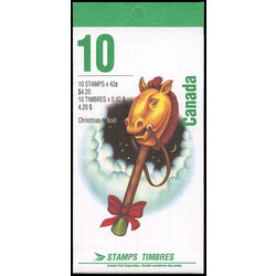 canada stamp bk booklets bk150 jouluvana 1992