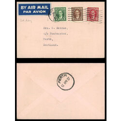 canada stamp 231 3 fdc king george vi 1937 FDC COMBO 016