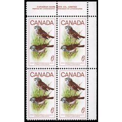 canada stamp 496 white throated sparrow 6 1969 PB UR