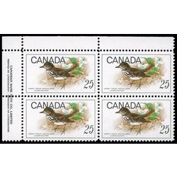 canada stamp 498 hermit thrush 25 1969 PB UL