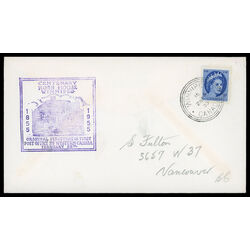 canada stamp 341 queen elizabeth ii 5 1954 FDC PC 031