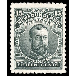 newfoundland stamp 97 king george v 15 1910 M VF 023