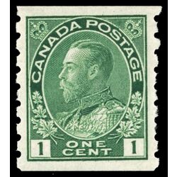 canada stamp 125ii king george v 1 1912 M VFNH 005