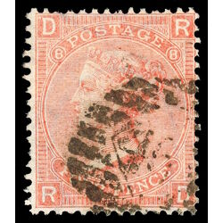 great britain stamp 43a queen victoria 1865 U VG 006