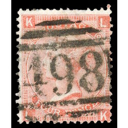 great britain stamp 43a queen victoria 1865 U VG 007