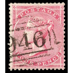 great britain stamp 25 queen victoria 1856