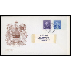 canada stamp 357 8 fdc prime ministers 1955 FDC COMBO 005