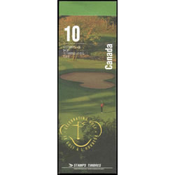 canada stamp bk booklets bk176 golf in canada 1995