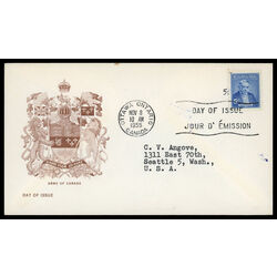 canada stamp 358 sir charles tupper 5 1955 FDC PC 013