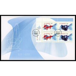 canada stamp 2144a xx olympic winter games 2006 FDC UL