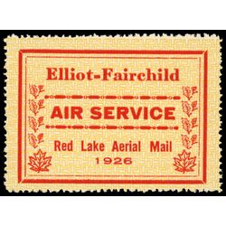 canada stamp cl air mail semi official cl8 elliot fairchild air service 25 1926 M NH 005