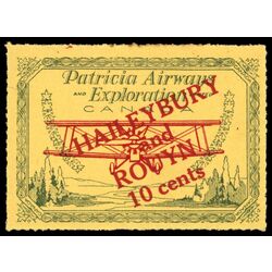 canada stamp cl air mail semi official cl24 patricia airways and exploration co ltd 10 1927 M 004