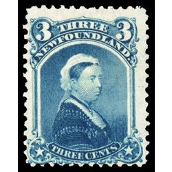 newfoundland stamp 34 queen victoria 3 1873 M F 016