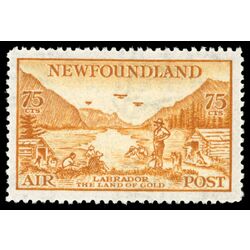 newfoundland stamp c17 labrador land of gold 75 1933 M VFNH 010