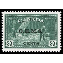 canada stamp o official o9 lumbering 50 1949 M F VFNH 026