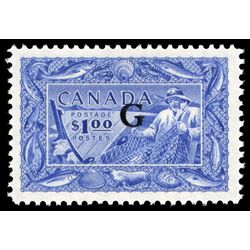 canada stamp o official o27 fisherman 1 00 1951 M VFNH 011