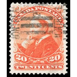 canada stamp 46i queen victoria 20 1893 U VF 009