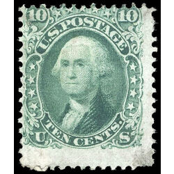 us stamp postage issues 68 washington 10 1861 M 001