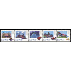 canada stamp 1471a historic cpr hotels 1993