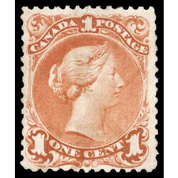 canada stamp 22ii queen victoria 1 1868 U F VF 015