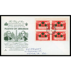 canada stamp 388 national emblems 5 1959 FDC UR 030