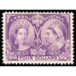 canada stamp 64 queen victoria diamond jubilee 4 1897 M F VF 070