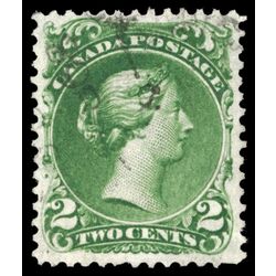 canada stamp 24 queen victoria 2 1868 U VF 051