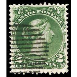 canada stamp 24 queen victoria 2 1868 U VF 052
