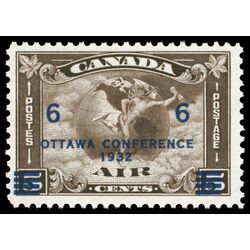 canada stamp c air mail c4 c2 surcharged mercury with scroll in hand 6 1932 M F VFNH 040