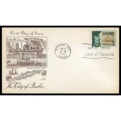 canada stamp 379 champlain 5 1958 FDC PC 006