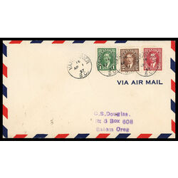canada stamp 231 3 fdc king george vi 1 1937 FDC COMBO 022
