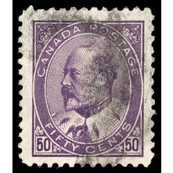 canada stamp 95 edward vii 50 1908 U XF 068
