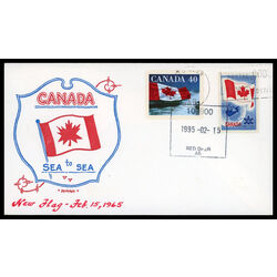 canada stamp 1193 flag over seacoast 40 1991 FDC EVENT 001