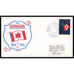 canada stamp 1278 canadian flag with fireworks 39 1990 FDC EVENT 002
