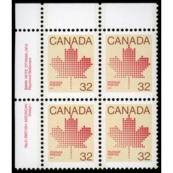 canada stamp 924i maple leaf 32 1983 PB UL %232