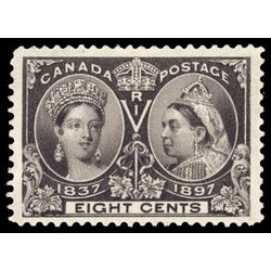 canada stamp 56 queen victoria diamond jubilee 8 1897 M VF 089